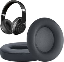 kwmobile 2x oorkussens geschikt voor Beats Studio 2 / 3 Wireless - Earpads voor koptelefoon in steengrijs — thumbnail 1