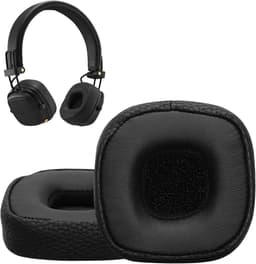 kwmobile 2x oorkussens geschikt voor Marshall Major III / Major 3 - Earpads voor koptelefoon in zwart — thumbnail 1