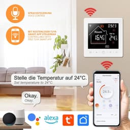 Slimme WiFi Kamerthermostaat voor Elektrische Vloerverwarming en App Bediening — thumbnail 5