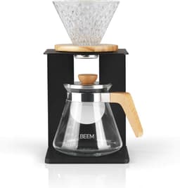 Glazen Handfilter Koffiezetapparaat Set voor 4 Kopjes | Handmatige Koffiebrouwkunst — thumbnail 1