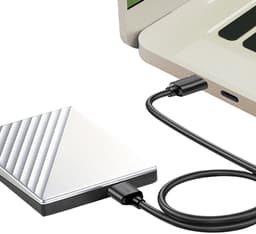 Externe Harde Schijf Kabel - Mobiele Data Kabel - Bestanden Overzetten - Hoge Snelheid Connectie - 30 cm Lengte — thumbnail 1