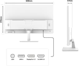 JAPANNEXT Monitor Wit 28" IPS 4K UHD (3840x2160) | JN-IPS2802UHDR-W — thumbnail 4