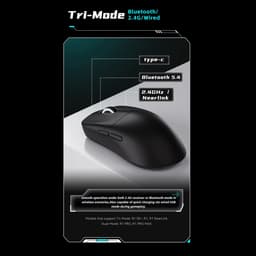 VXE R1 SE+ PAW3395 - Gaming Muis - Draadloos - 18.000 DPI - Wit — thumbnail 5
