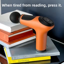 Massagepistool voor het hele lichaam met hoog koppel, 4 vervangbare massagekoppen, handzame percussiemassage voor nek-, rug- en volledige lichaamsmassage — thumbnail 1