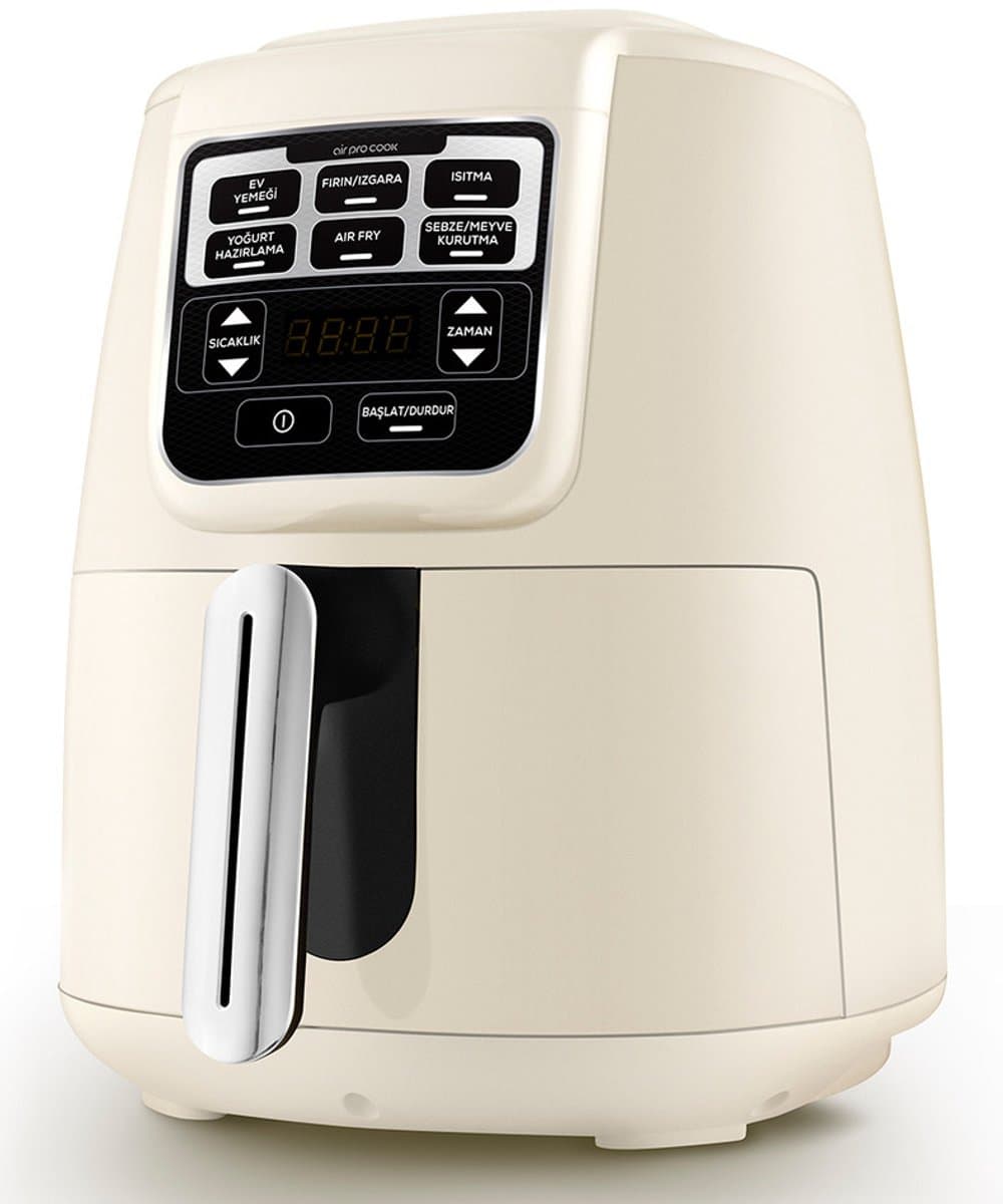 Karaca Air Cook XL 2-in-1 Airfryer 4L – 1550W – Heteluchtfriteuse – Starlight – Gezond Frituren — afbeelding 1