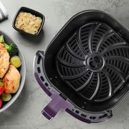 Krachtige Heteluchtfriteuse 6,9 L met 8 Kookprogramma's en Keramische Coating — thumbnail 3