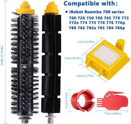 Vervangende borstelset Onderdelen Accessoires geschikt voor iRobot Roomba 700-serie 760 761 765 770 772 776 780 785 786 790 - Een set van 13 — thumbnail 3