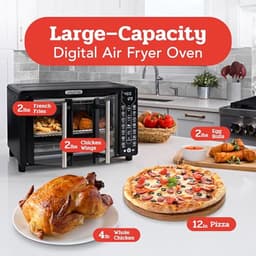 Digitale Air Fryer Oven met Broodroosterfunctie 17 Kookstanden 24L — thumbnail 2