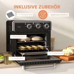 Multifunctionele Mini Oven 20L met Heißluftfunctie en 5 Modi — thumbnail 4