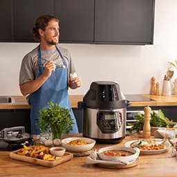 Multifunctionele Airfryer en Keukenmachine met Weegschaal - 6 Liter, Programmeerbaar, 24 Uur, Verstelbare Temperatuur — thumbnail 2