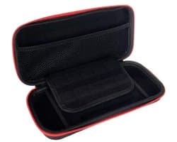 Case geschikt voor Nintendo Switch - Hard Cover - Beschermhoes - Vak voor 10 Spellen - Zwart