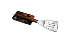 Barbecuespatel Met Houten Handvat Zilver/bruin 41 Cm — thumbnail 3