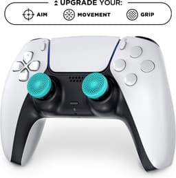 KontrolFreek Action Lotus Thumbsticks - Teal Clear - PS5/PS4 — thumbnail 2