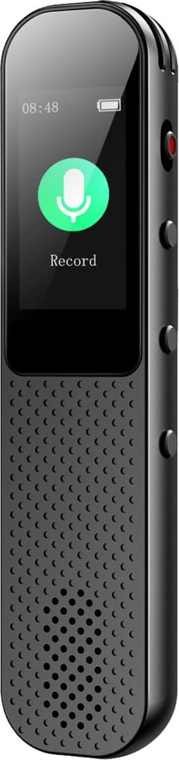 Audyn Voice Recorder Digitaal - 400 Uur Audio Opname - Afluisterapparatuur op Afstand - Dictafoon - 360° HD Opnames - Zwart — thumbnail 1