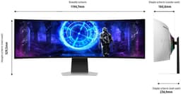 Samsung 49" Odyssey OLED G9 G95SD DQHD 240Hz Smart Gaming Monitor — thumbnail 2