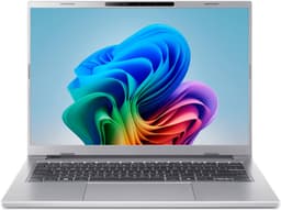 Aspire 14 AI A14-53M-72KA - CoPilot+ PC - Laptop - 14 inch OLED -Core Ultra 7 - 16GB - 512GB SSD - Verlicht toetsenbord - Zilver — thumbnail 1