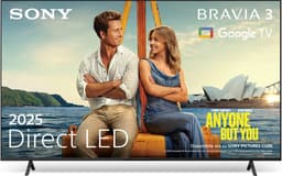 SONY K43S35BP.CEI (BRAVIA 3) - Ultra HD 4K - Led-tv - 43 inch - 2025 — thumbnail 1