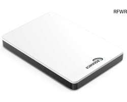 RFWR® 1TB USB 3.1 Type C Externe Draagbare Harde Schijf voor PC, Mac, Smart TV, XBOX en PS4/PS5 - Wit