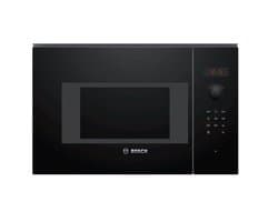 Bosch BFL523MB1F - Serie 4 - Inbouwmagnetron - 38x59 cm - 20 l - Zwart - Eenvoudig te reinigen met hydrolyse