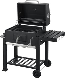 Houtskool BBQ Arnad met deksel 105x114x47,5 cm zwart casa.pro — thumbnail 4