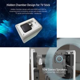 HP Smart Projector CC500 Citizen Cinema - FHD (1920x1080 px) - Projectieafstand 120-200 cm - 260 ANSI/ 500lumens - HDMI/ USB - Wit — thumbnail 4