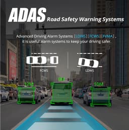 DrPhone RoadGuard Pro - 7 Inch 4G ADAS Android 8.1 Car Dashboard DVR - Maakt je auto slim - Navi - Carkit - Carplay - Touch — thumbnail 4