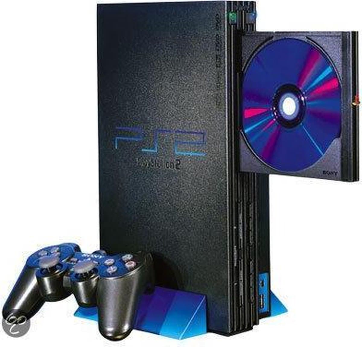 PlayStation 2 Console Zwart — afbeelding 1