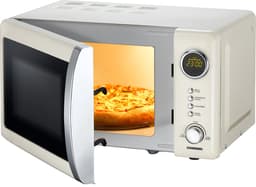 Melissa Vrijstaande Solo-Magnetron - 20 liter - 700W - Retro - 16330108 - Crème Wit — thumbnail 2