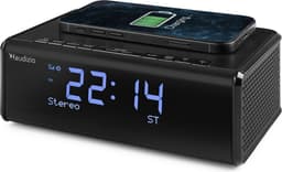 Wekkerradio DAB - Audizio Cuneo - Bluetooth wekkerradio met draadloze oplader — thumbnail 1