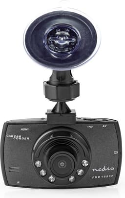 Nedis Dash Cam - 1080p@30fps - 12.0 MPixel - 2.7 " - LCD - Parkeer sensor - Bewegingsdetectie - Donkergrijs — thumbnail 1
