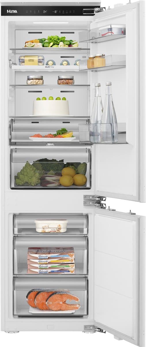 ETNA KCD4178ENF - Inbouw Koel-vriescombinatie - NoFrost - Nishoogte 178 cm Koel/vriescombinatie Wit — afbeelding 1