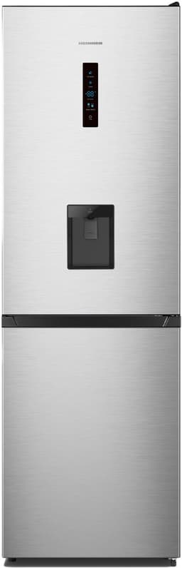 Heinner HCNF-HS304XWDE++ Koel-vriescombinatie met Waterdispenser – 304 L – Full No Frost – LED-display – Omkeerbare Deur – Zilver – 5 Jaar Garantie — thumbnail 1
