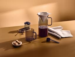 AdHoc Impact Pour Over Koffiepot – Borosilicaatglas & RVS – Herbruikbaar Filter – Handmatige Koffiezetter – 1L — thumbnail 3