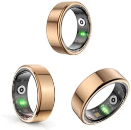 DrPhone RingSense V2 - Smart Ring - Europese ringmaat 65/66 - IP68 Waterdicht - 24-Uur Hartslagmonitoring – Slaapmonitor – Stappenteller – Mobiele App – Rose Goud — thumbnail 1