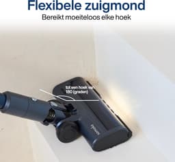 Steelstofzuiger Draadloos CleanDetect Lite 200W - Draadloze stofzuiger - 22kPa zuigkracht - 2 Opzetstukken - Zonder zak op accu - Samako — thumbnail 5