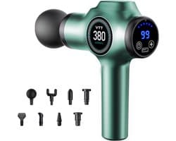 Krachtig Massagepistool met 99 Snelheden en 8 Koppen - Diepe Weefselmassage & Spierherstel