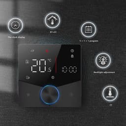 Wi-Fi Thermostaat met Touchscreen - Programmeerbare Draadloze Thermostaat voor Verwarming — thumbnail 4