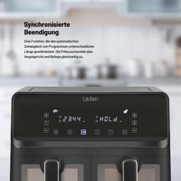 8000 BC Heteluchtfriteuse met Twee Manden - 8L Capaciteit, Digitale Instellingen en Vooraf Ingestelde Programma's — thumbnail 3