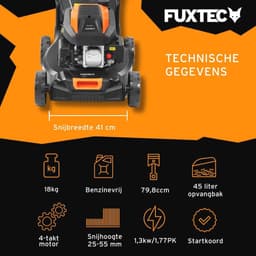 Benzine Grasmaaier 40cm - 1,3kW - Lichtgewicht en Compact — thumbnail 3