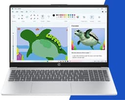 HP OmniBook 3 NGAI | 15.6" Full HD IPS Touchscreen | AMD Ryzen AI 5 330 | 16GB DDR5 | 512GB SSD | Copilot+ | Windows 11 Home | Zilver QWERTY toetsenbord — thumbnail 4