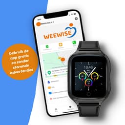 Weewise WS9 - GPS Horloge Senior - Smartwatch voor Ouderen - Persoonlijke alarmen - alarm horloge ouderen - GPS Horloge Alzheimer - Valdetectie — thumbnail 2