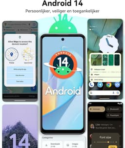 HOTWAV Note 13 Max mobiele telefoon senioren - Smartphone - 256GB - Zwart - mobiele telefoon zonder abonnement - 2 jaar garantie - Met Transparante Hoes - 4G Dual SIM — thumbnail 2
