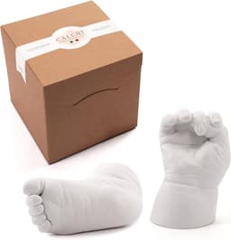3D Handafdruk Set voor Paren, Familie of Baby - Professioneel Gieten in Italië Gemaakt — thumbnail 1