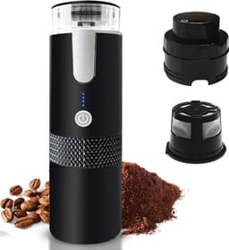 Draagbare draadloze expressomachine geschikt voor gemalen koffie en K-Cup capsules zonder verwarmingsfunctie — thumbnail 4