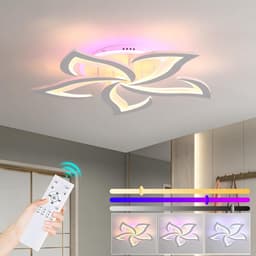 Dimbare LED Plafondlamp met Afstandsbediening voor Slaapkamer en Woonkamer — thumbnail 1