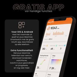 Maoo Maximize Smartwatch - Smartwatch Dames - Volledige Belfunctie - Hartslagmeter - Stappenteller - Multisport - Geschikt voor Android en iOS - Valentijn Cadeautje - Roze — thumbnail 4