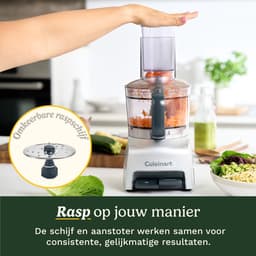 Cuisinart - FlexPrep Foodprocessor - 1,1 L - RVS Mes - Omkeerbare Schaafschijf - Inclusief Klopmes - 300 W - Zilver — thumbnail 5