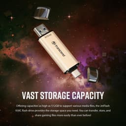 Snelle USB-C 3.2 Gen1 Flash Drive 512GB met USB-A Compatibiliteit — thumbnail 4