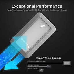 Kleine en Robuuste 1TB USB 3.2 Externe SSD met Waterdichte Behuizing — thumbnail 3