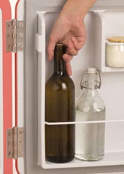CREATE - Koelkast in retrostijl - Terracotta - Handvat Terracotta - FRIDGE RETRO 48L — thumbnail 4